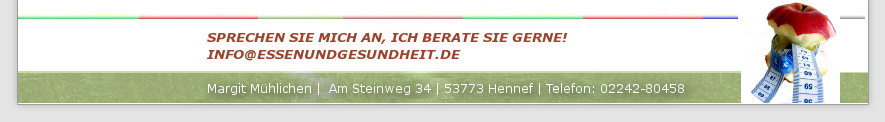 Margit Mhlichen Dipl. kotrophologin Ernhrungsberaterin / DGE Ditassistentin Hennef Bonn Kreis Siegburg